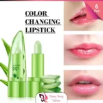 (6Pcs) Aloe Vera Lip Balm, Moisturizer Magic Lip Care Chapet Color Transforming Lip Balm