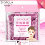 (25Pcs) BIOAQUA Compressed Facial Tablets Face Sheets Skin Moisturizing Tissue Towels Portable Skin Care Mask