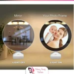 Magic Photo Led Mirror With Light Photos Gift For Valentines Day Gifts, Anniversary, Birthday