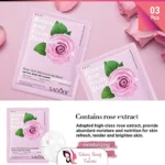 (3Pcs) SADOER Skin Care Rose Essence & Fruits Face Sheet Nourishing Moisturizing Mask