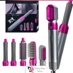 5in1 Hair Dryer Brush Electric Blow Dryer Hair Comb Curling Brush Kit  Straightener