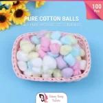 Cotton Balls For Makeup Purposes Arts and Crafts -100 Pcs