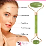 Facial Massage Jade Marble Roller Double Heads Jade Stone Face Lift Hands Skin Care Tools