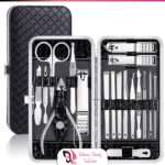 Manicure Set Nail Clippers Pedicure Kit - Manicure Padicure 18 in 1 Tool Kit with a Portable Travel Case