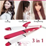 Shinon 3in1 Hair Straightner Hair Curler & Hair Crimper