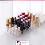 36 Slot Lipstick Shelf Organizer Acrylic Transparent Lipstick Storage Box