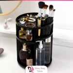 360 Degree Rotating Cosmetic Organizer - Black