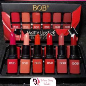 Pack Of 6 BOB High Quality Matte Lipstick Long Lasting Waterproof For Girls and Women