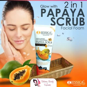 Jessica Exfoliating With Whitening Papaya Scrub Face Wash