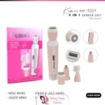 Kemei 4in1 Rechargeable Hair Remover Shaver Ladies Epilator (KM-3024)