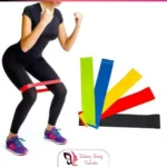 1 Pcs Professional Resistance Loop Bands Set Elastic Stretch Exercise Band Fitness For Men & Women Yoga Legs Arms Thighs Stretching Workout And Training