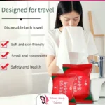 (1Pc) Compressed Bath Towels Disposable Face Towels Large Magical Towel Portable Travel Towels - Size(70*140 cm)