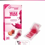 Glamorous Face Body Wax Strips (Strawberry) - 20 Strips