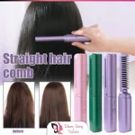 Rechargeable Travel Comb Hair Straightener, Cordless/Wireless, Heat Comb, Hair Comb