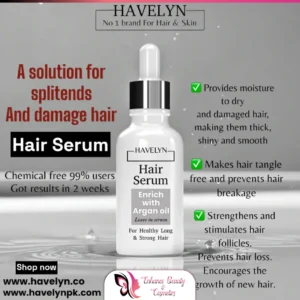 Havelyn Hair Serum - Enrich With Argan Oil For Healthy Long & Strong Hair