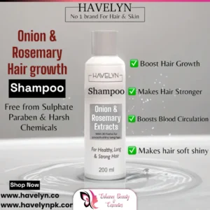 Havelyn ONION & ROSEMARY SHAMPOO For Healthy, Long & Strong Hair