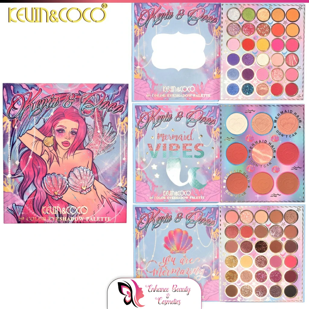 Kevin&Coco 69 Color Mermaid eyeshadow Palette 3...