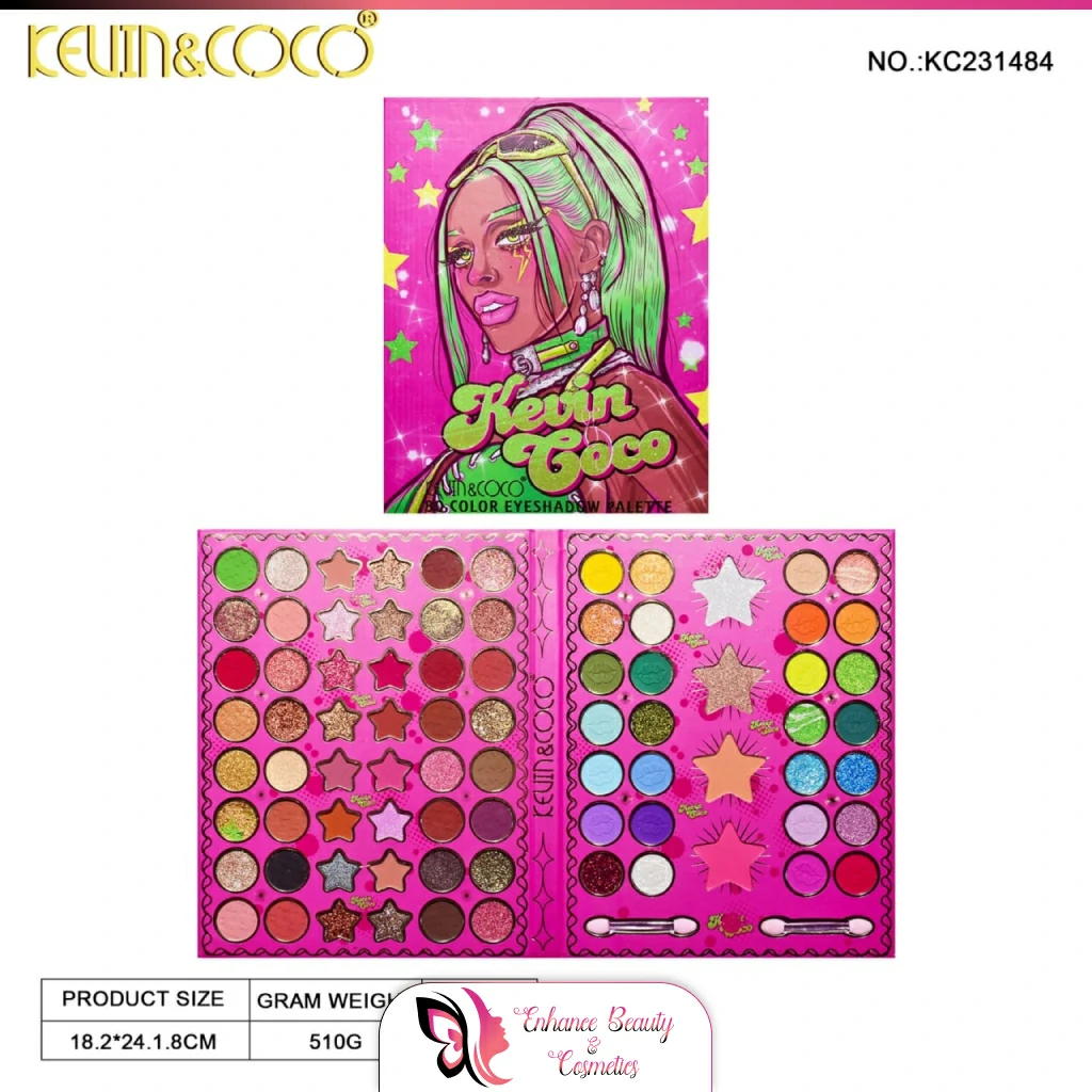 Kevin&Coco 80 Color Star Girl Eyeshadow Palette...