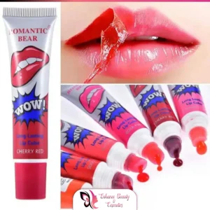 Pack Of 6 High Pigmented Lip Gloss Lipstick Tattoo Peel Off Durable Waterproof Tattoo Lip Gloss Easy Peel Off Lip Gloss